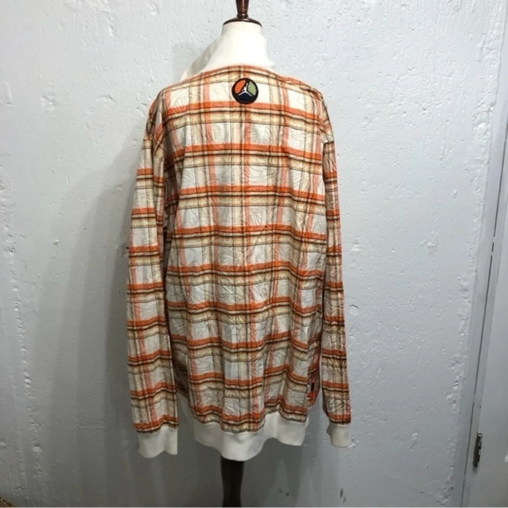 Nike air Jordan V 5‎ classic plaid fashion urban jacket XXLarge